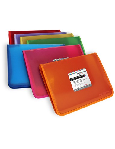 CARPETA CON CREMALLERA LATERAL FOLIO