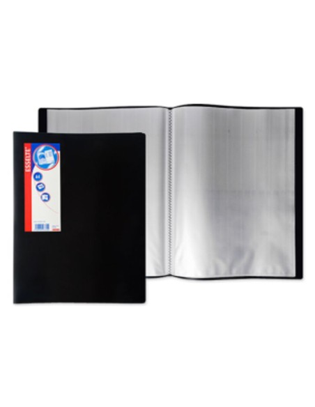 CARPETA FOLIO 10 FUNDAS TAPA RIGIDA