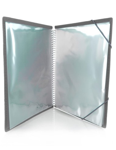 CARPETA FOLIO 20 FUNDAS ESPIRAL