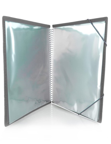 CARPETA FOLIO 20 FUNDAS ESPIRAL