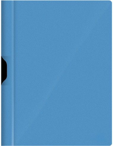 DOSSIER CON PINZA METALICA FOLIO AZUL