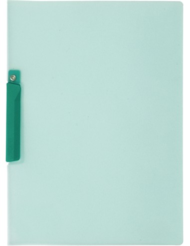 DOSSIER CON PINZA PLASTICA FOLIO VERDE
