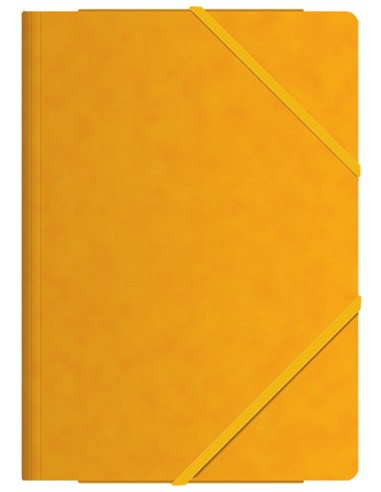 CARPETA DE GOMA FOLIO PLASTICO AMARILLO