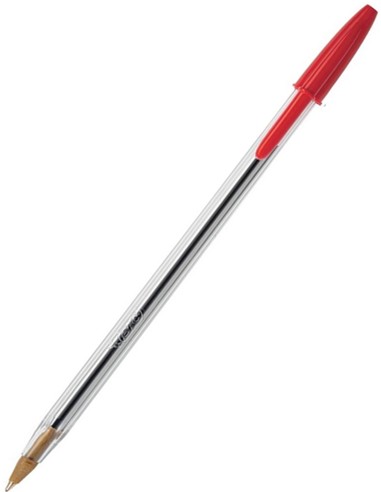 BOLIGRAFO BIC CRISTAL ROJO