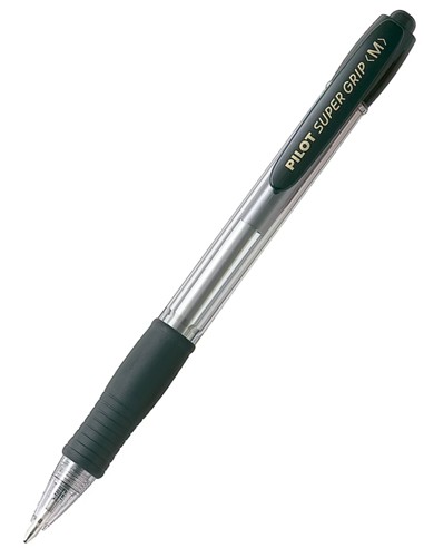 BOLIGRAFO PILOT SUPER GRIP M NEGRO