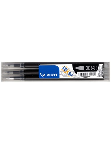 RECAMBIO BOLIGRAFO PILOT FRIXION NEGRO (3 UNID.)