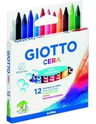 CERA GIOTTO ESTUCHE 12 UNIDADES