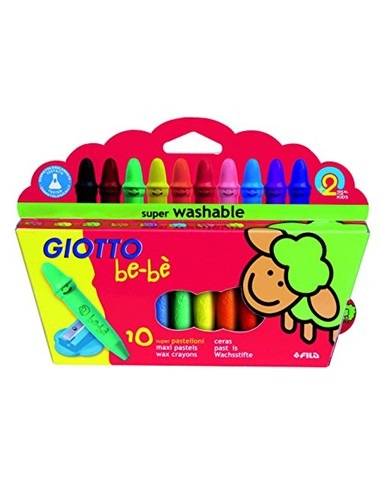 CERA GIOTTO ESTUCHE BE BE 10 UNID.COLORES SURTIDOS