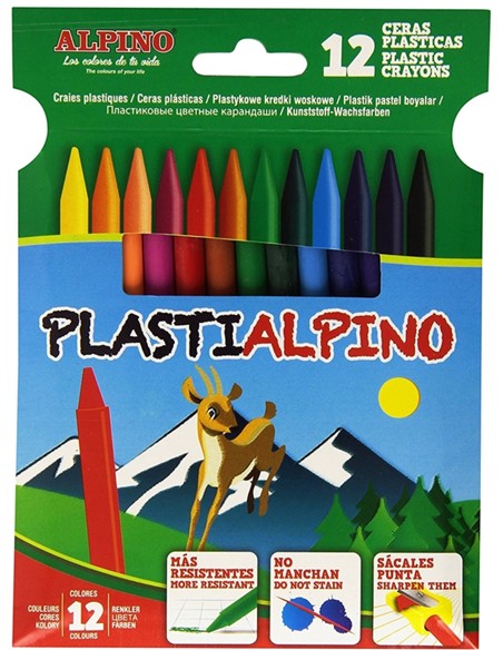 CERA ALPINO ESTUCHE 12 COLORES