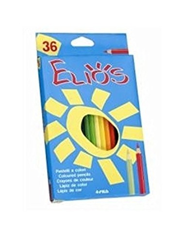 ESTUCHE LAPICES ELIOS 36 UNID.