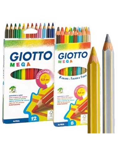 ESTUCHE LAPICES GIOTTO  TRIANGULAR 8 UNID