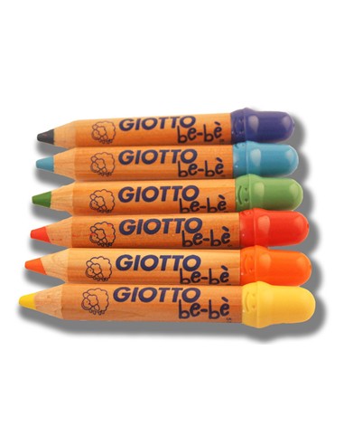 ESTUCHE LAPICES GIOTTO BE BE 6 UNID COLORES SURTID