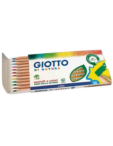 ESTUCHE LAPICES GIOTTO DI NATURA 12 UNID.