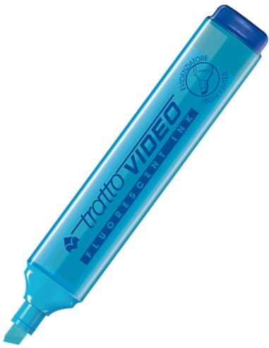 ROTULADOR FLUORESCENTE AZUL TRATTO