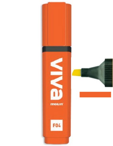 ROTULADOR FLUORESCENTE NARANJA MTL