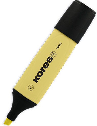 ROTULADOR FLUORESCENTE PASTEL AMARILLO