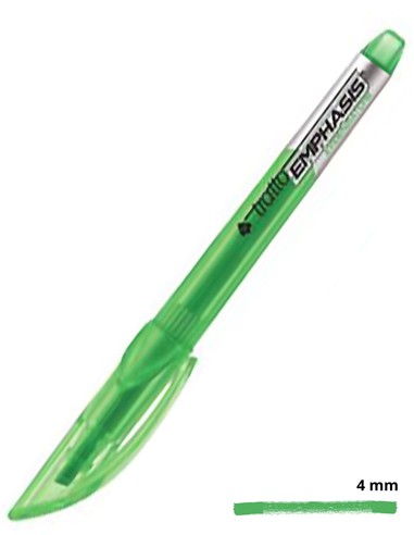 ROTULADOR FLUORESCENTE VERDE FIBRA FLUO