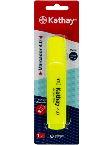 BLISTER ROTULADOR FLUORESCENTE AMARILLO