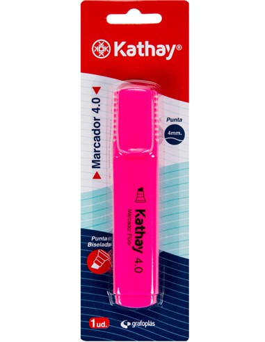 BLISTER ROTULADOR FLUORESCENTE ROSA