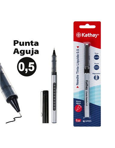 BLISTER ROTULADOR PUNTA AGUJA NEGRO