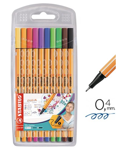 ESTUCHE ROTULADOR STABILO 88 DE 20 COLORES
