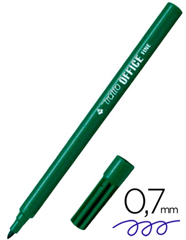 ROTULADOR TRATTO OFFICE FINO VERDE