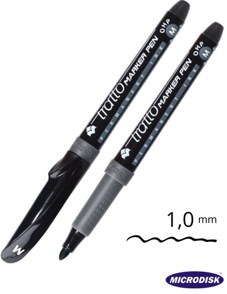 ROTULADOR TRATTO OHP NEGRO PUNTA MEDIA