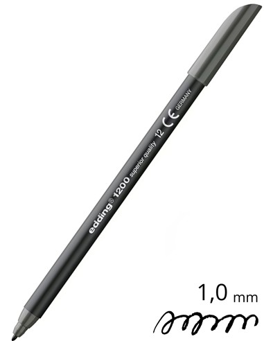 ROTULADOR EDDING 1200 NEGRO