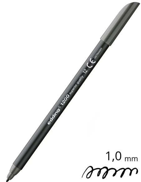 ROTULADOR EDDING 1200 NEGRO