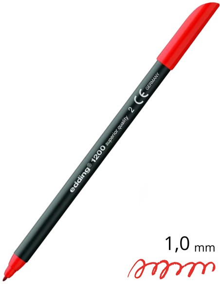 ROTULADOR EDDING 1200 ROJO