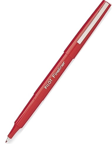 ROTULADOR PILOT FINELINER ROJO