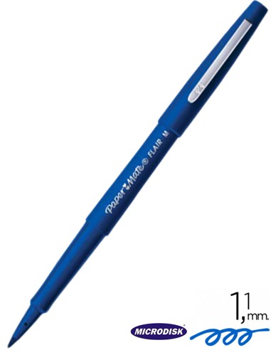 ROTULADOR PAPER MATE NYLON AZUL