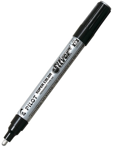 ROTULADOR PILOT SCSM PLATA GRUESO