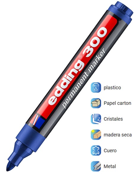 ROTULADOR EDDING 300 AZUL