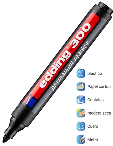 ROTULADOR EDDING 300 NEGRO