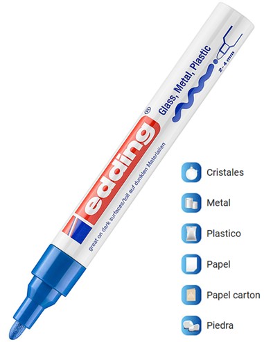 ROTULADOR EDDING 750 AZUL