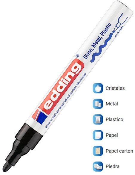 ROTULADOR EDDING 750 NEGRO