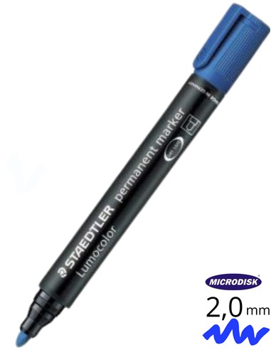 ROTULADOR STAEDTLER LUMOCOLOR 352-3 AZUL