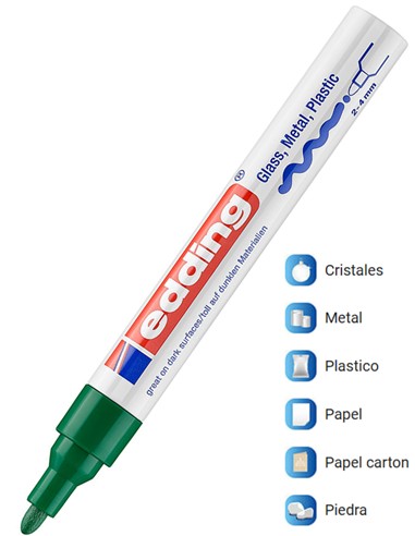 ROTULADOR EDDING 750 VERDE