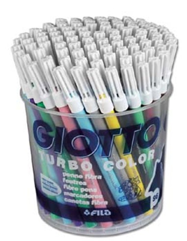 BOTE ROTULADORES TURBO COLOR 96 unid.
