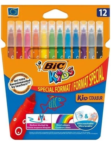 ESTUCHE ROTULADOR BIC KIDS 10+2