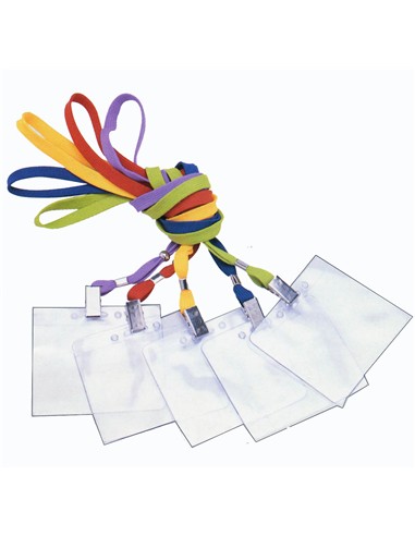 IDENTIFICADORES CON CINTA PARA COLGAR