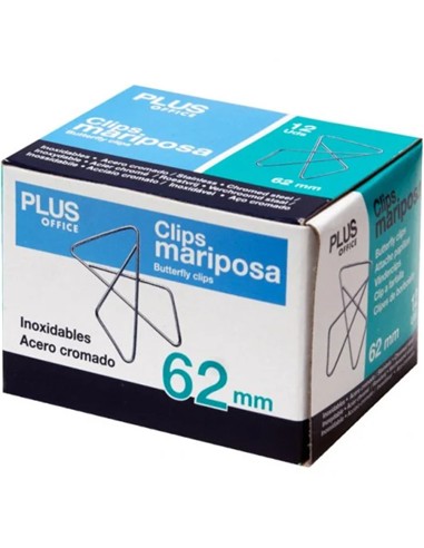 CLIP MARIPOSA GRANDE (25 unid.)