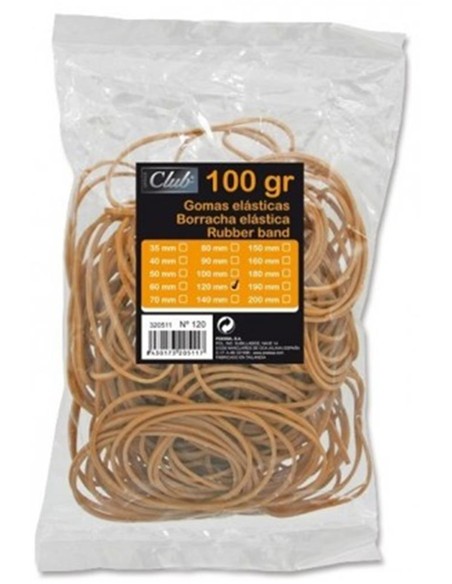 GOMAS ELASTICAS 100 GRS.