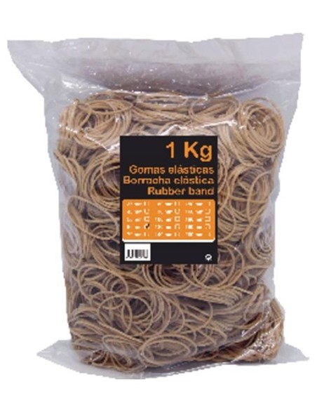 GOMAS ELASTICAS BOLSA 1 KG.