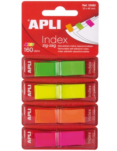 NOTAS ADHESIVAS INDICES 20x50 APLI CON DISPENSADOR