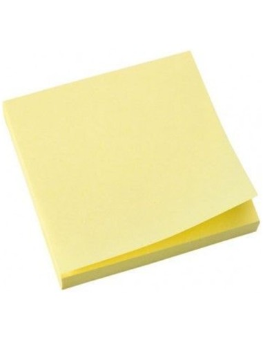 NOTAS ADHESIVAS 75X75 AMARILLAS 100 hojas