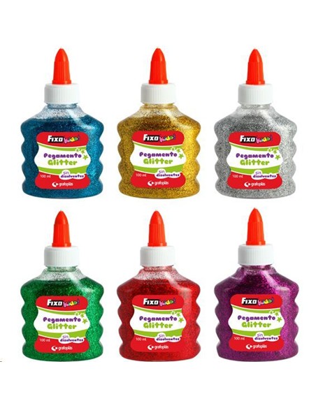 PEGAMENTO GLITTER PURPURINA FIXO 100 ml
