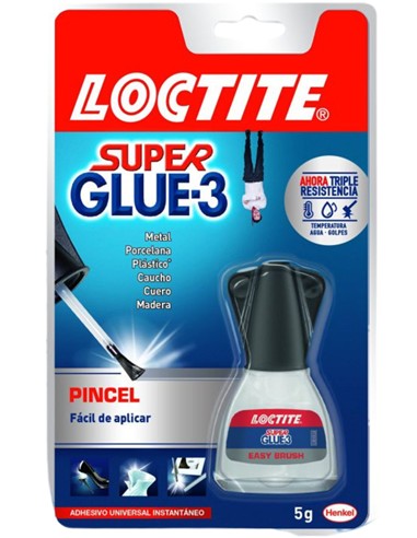 PEGAMENTO INSTANTANEO LOCTITE SUPER GLUE 3 5 gr PINCEL