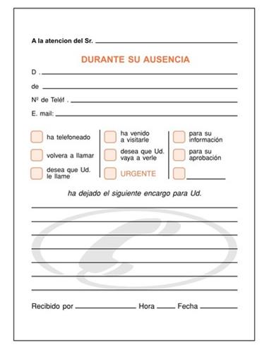 TALONARIO DE LLAMADAS TELEFONICAS